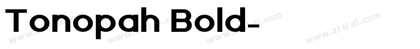 Tonopah Bold字体转换